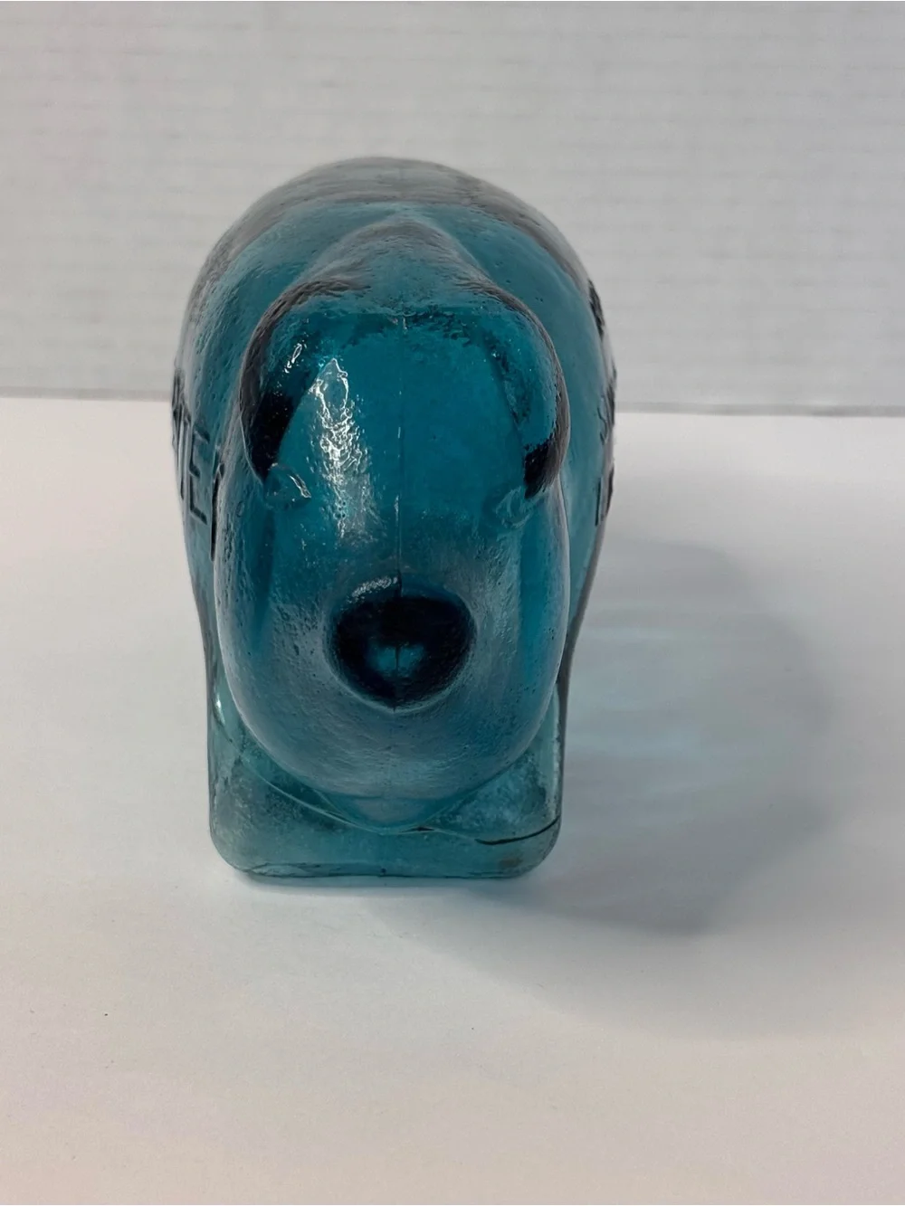 Vintage Suffolk Bitters Blue Pig Form Bottle - Picture 5 of 13